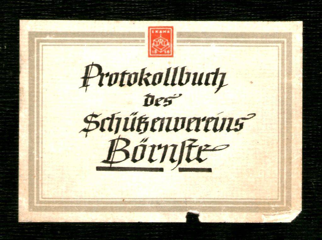 Protokollbuch 1952